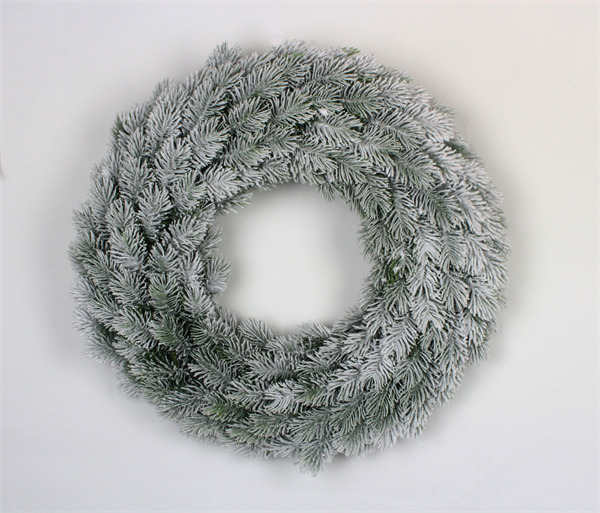 Christmas Wreaths Storage Snow Finish